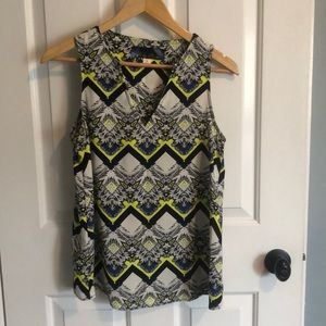 Francescas Patterned sleeveless blouse